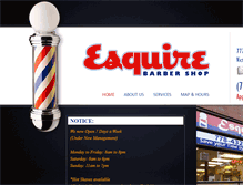 Tablet Screenshot of esquirebarber.com